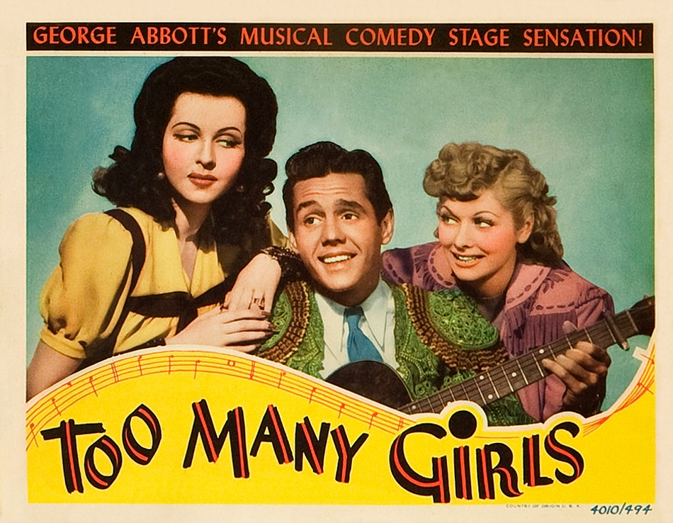 Too Many Girls 1940   Poster   Too Many Girls (1940) 12 